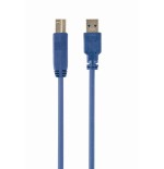Gembird cable usb 3.0  a/b (impresora) 1.8m  azul  ccp-usb3-ambm-6
