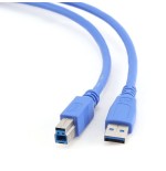 Gembird cable usb 3.0  a/b (impresora) 1.8m  azul  ccp-usb3-ambm-6