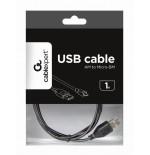 Gembird cable usb a micro usb 1m negro ccp-musb2-ambm-1m