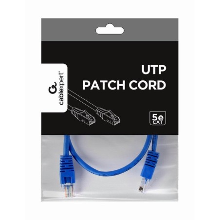 Gembird cable de red utp cat5e 0.50m 0.50m azul