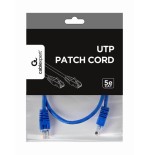 Gembird cable de red utp cat5e 0.50m 0.50m azul