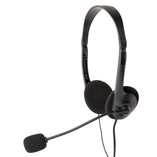 Gembird auricular diadema con micro jack negro mhs-123