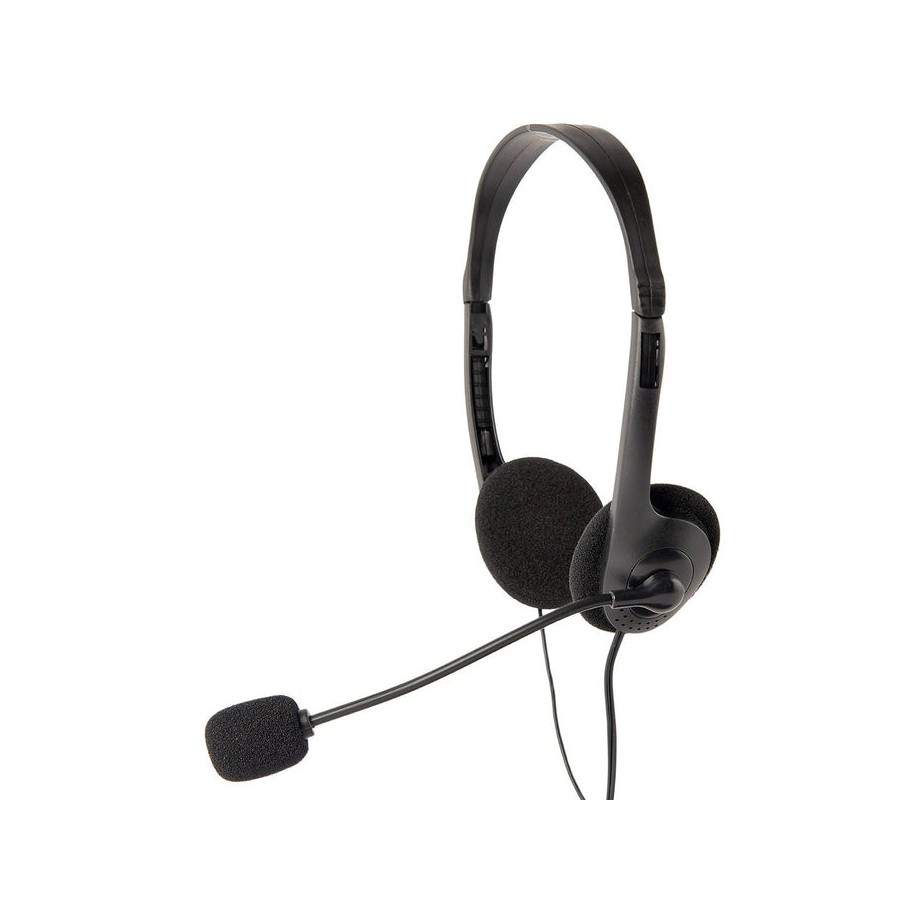 Gembird auricular diadema con micro jack negro mhs-123