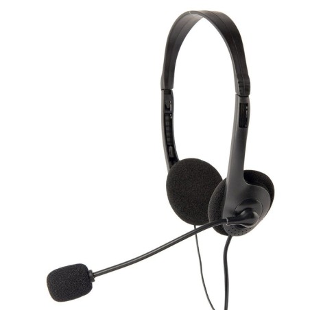 Gembird auricular diadema con micro jack negro mhs-123