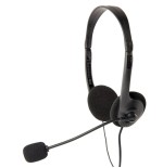 Gembird auricular diadema con micro jack negro mhs-123