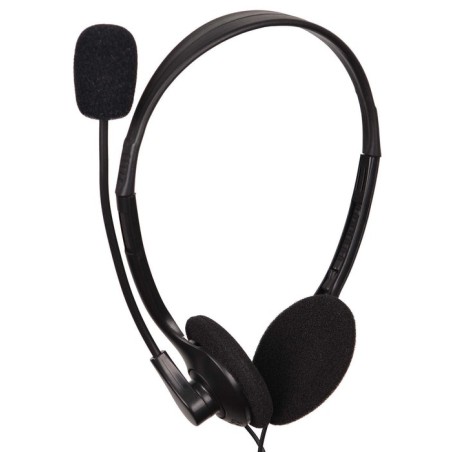 Gembird auricular diadema con micro jack negro mhs-123