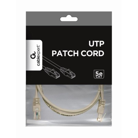 Gembird cable de red utp cat5e 1m gris