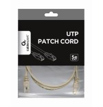 Gembird cable de red utp cat5e 1m gris