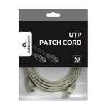 Gembird cable de red utp cat5e  5m gris