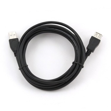 Gembird cable usb2.0 a/a  (alargo) 3m negro  ccp-usb2-amaf-10