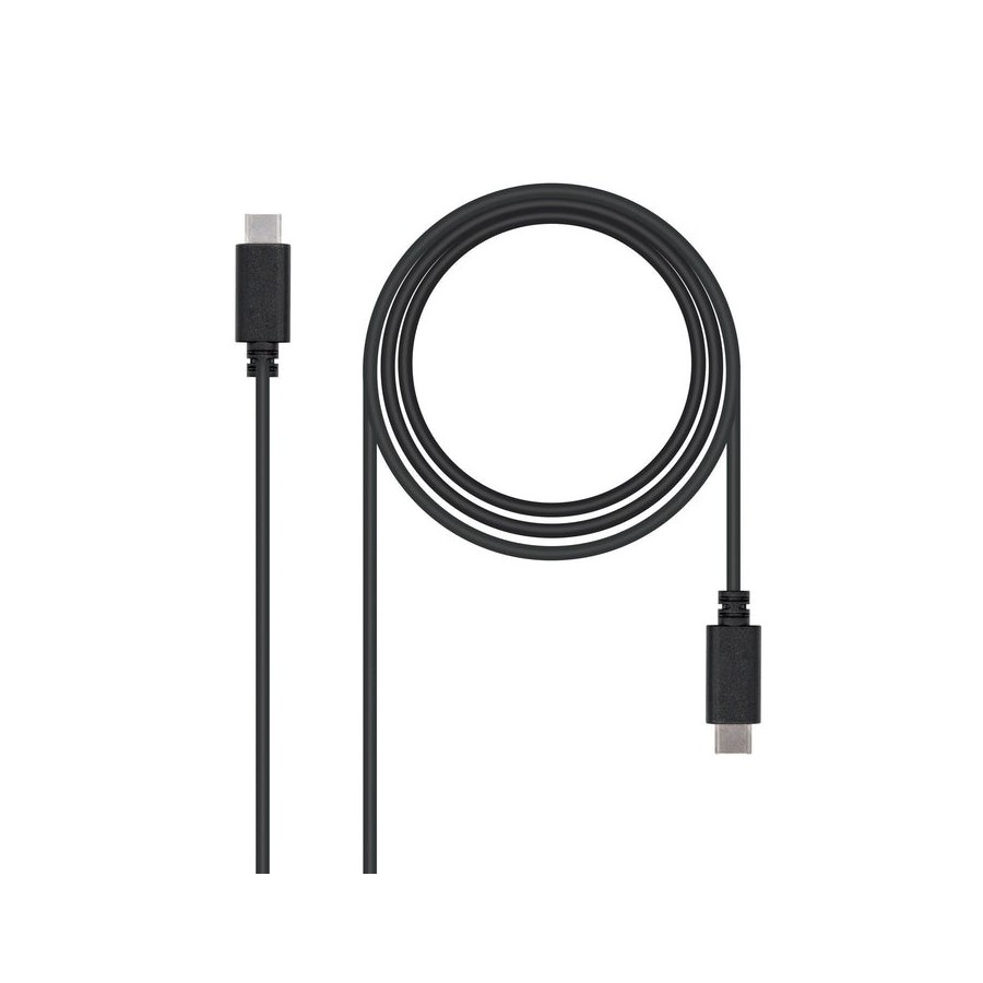 Nanocable cable usb-c 2.0 macho a usb-c macho 1m