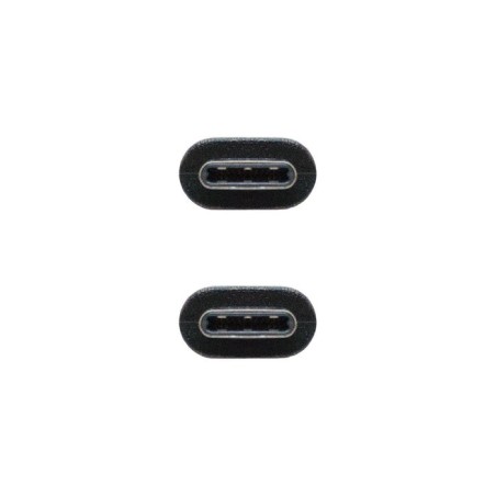 Cable usb 2.0 3a, tipo usb-c/m-usb-c/m negro 2.0 m