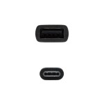Nanocable cable usb-c 2.0 macho a usb-a hembra 15cm