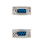 Nanocable cable serie modem db9 hembra a db9 hembra 1.80m - beige