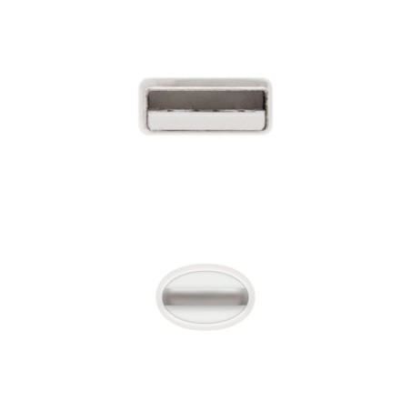 Nanocable cable usb-a 2.0 macho a lightning macho 1m - blanco