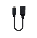 Nanocable cable usb-c 3.1 gen 1 5gbps macho a usb-a hembra 15cm