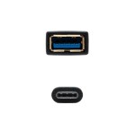 Nanocable cable usb-c 3.1 gen 1 5gbps macho a usb-a hembra 15cm