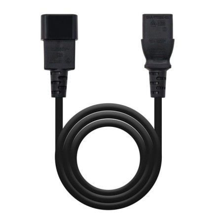 Nanocable cable de alimentacion cpu c13 hembra a c14 macho 1.50m - negro