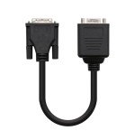 Cable bifurcador dvi a vga, dvi/m-2xhdb15/h, 20 cm