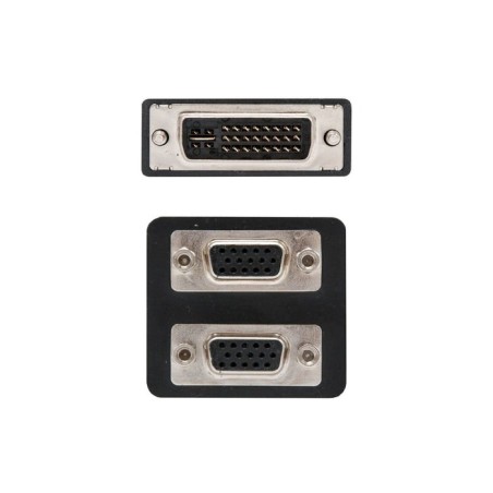 Cable bifurcador dvi a vga, dvi/m-2xhdb15/h, 20 cm