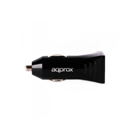 Approx cargador de coche appusbcar31b 2xusb negro