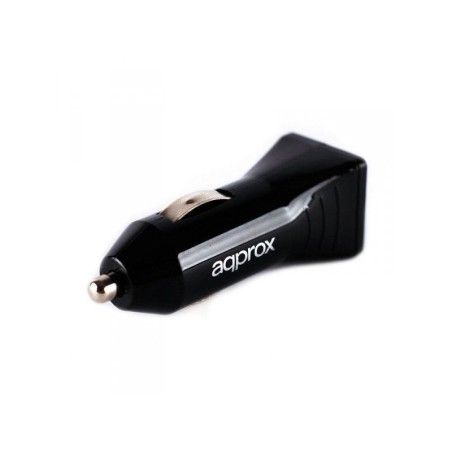Approx cargador de coche appusbcar31b 2xusb negro