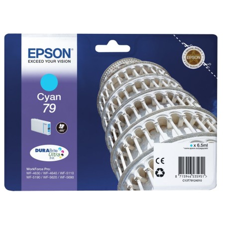 Tinta original epson t7912 cyan