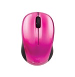 Verbatim ratón go nano inalámbrico 1600ppp compacto ambidiestros receptor usb fucsia