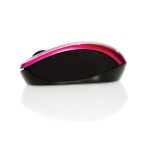 Verbatim ratón go nano inalámbrico 1600ppp compacto ambidiestros receptor usb fucsia