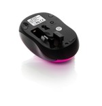 Verbatim ratón go nano inalámbrico 1600ppp compacto ambidiestros receptor usb fucsia