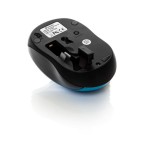 Verbatim ratón go nano inalámbrico 1600ppp compacto ambidiestros receptor usb azul turquesa
