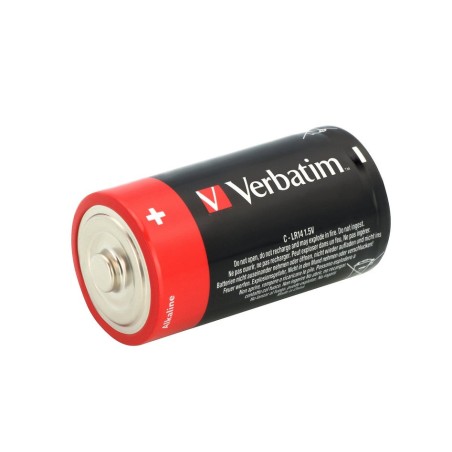 Pila alcalina lr14 pk2 verbatim