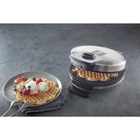 Wmf lono 04.1521.0011 gofrera 5 barquillo(s) negro, cromo 900 w