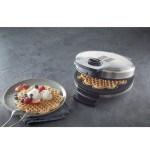Wmf lono 04.1521.0011 gofrera 5 barquillo(s) negro, cromo 900 w
