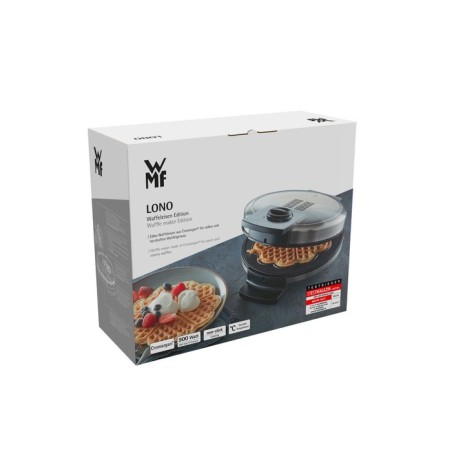 Wmf lono 04.1521.0011 gofrera 5 barquillo(s) negro, cromo 900 w