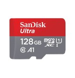 Tarjeta de memoria sandisk ultra 128gb microsd xc con adaptador clase 10 80mb s