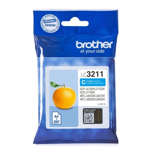 Brother lc3211c  cian  original  cartucho de tinta