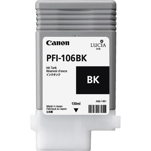 Cartucho canon pfi 106bk negro pfi-106 ipf6400se ipf6300s ipf6400s ipf6300 ipf6350 ipf6400 ipf6450