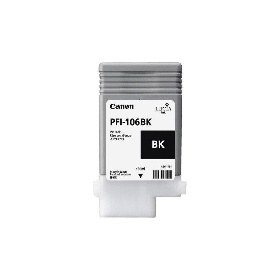 Cartucho canon pfi 106bk negro pfi-106 ipf6400se ipf6300s ipf6400s ipf6300 ipf6350 ipf6400 ipf6450