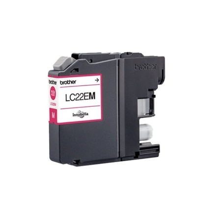 Brother lc22em  super alto rendimiento  magenta  original  cartucho de tinta