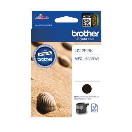 Brother lc12ebk  capacidad xl  negro  original  cartucho de tinta  para brother