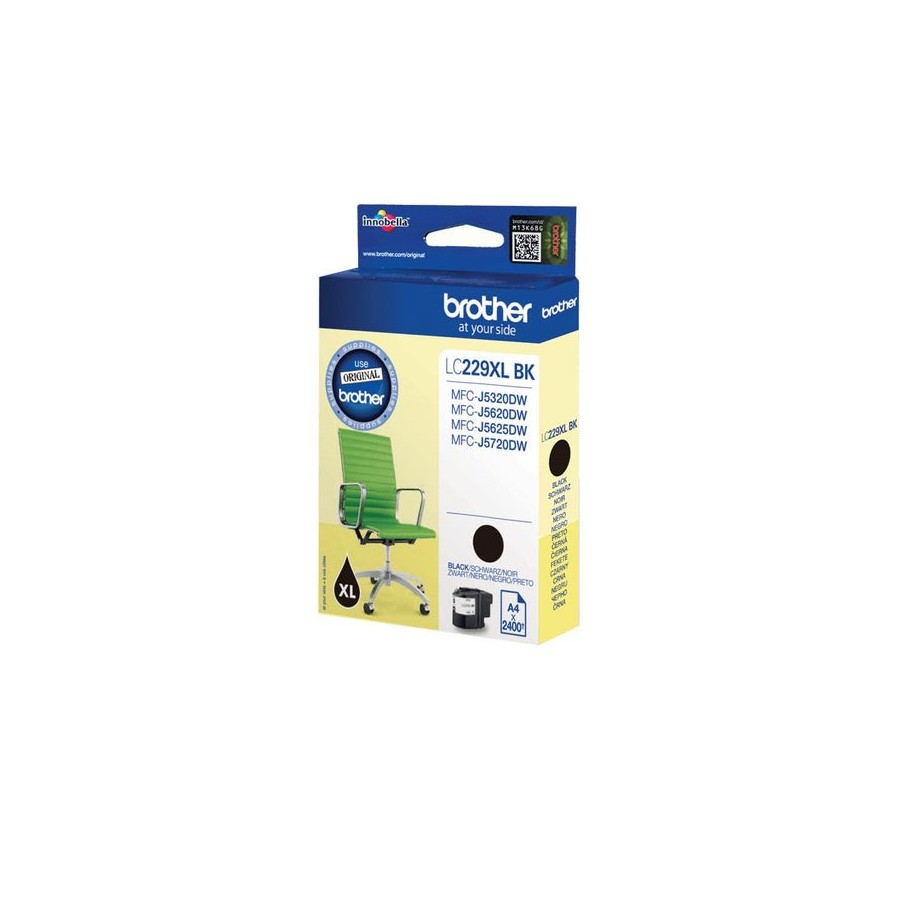 Brother lc22ey  amarillo  original  cartucho de tinta