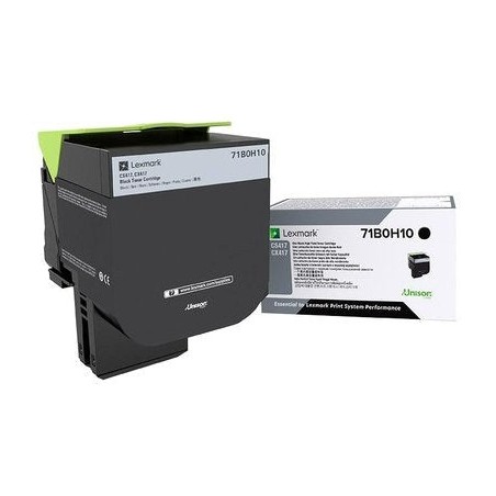 Lexmark tóner negro 71b0h10  6000 copias