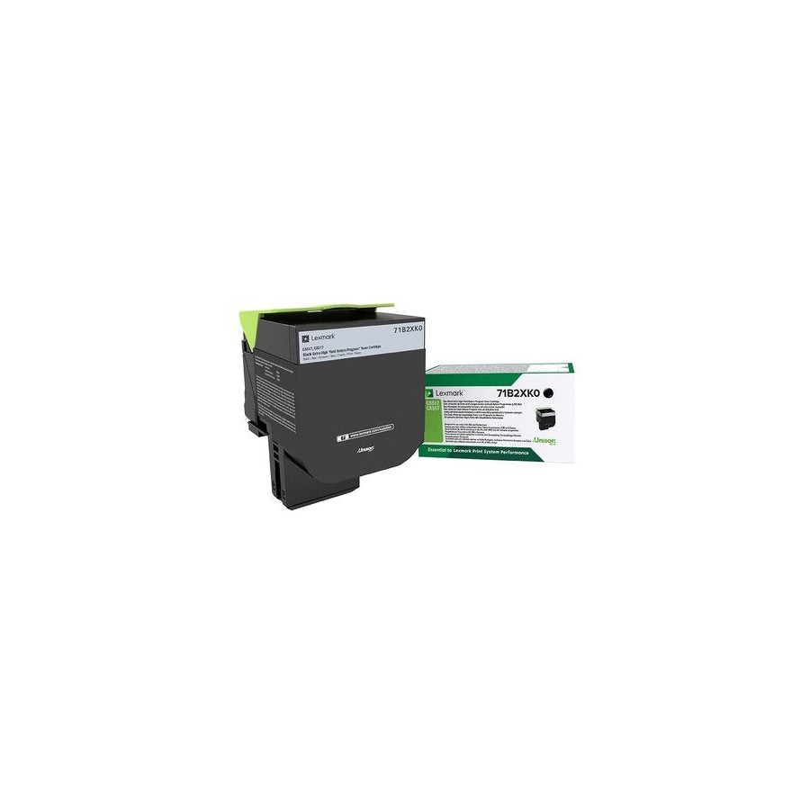 Lexmark cs/cx 517 cartucho de tóner negro de extra alto rendimiento retornable