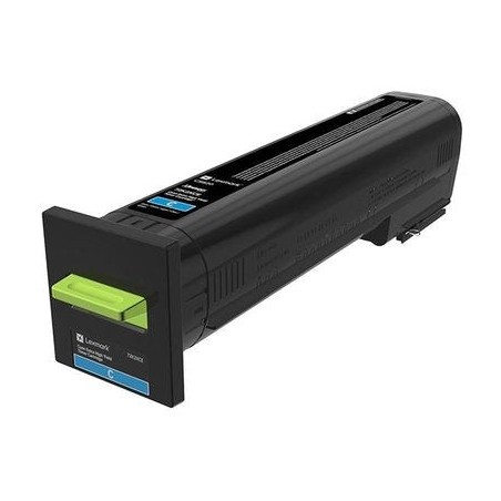 Lexmark cs820 cartucho cian rendimiento extra alto corporativo (22 000 páginas)