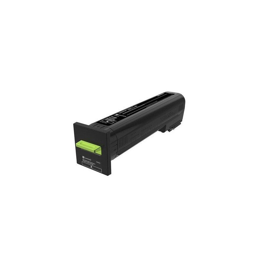 Lexmark cs820, cx82x, cx860 cartucho de tóner negro rendimiento extra alto retornable (33k)