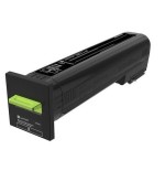 Lexmark cs820, cx82x, cx860 cartucho de tóner negro rendimiento extra alto retornable (33k)