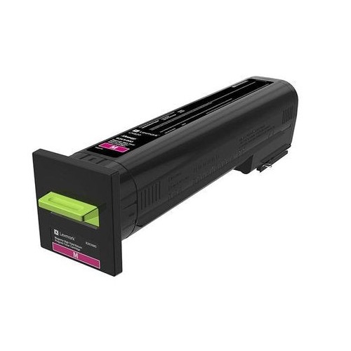 Lexmark cs820 cartucho de tóner magenta rendimiento extra alto retornable