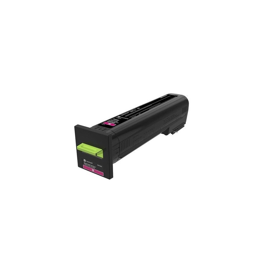 Lexmark cs820 cartucho de tóner magenta rendimiento extra alto retornable