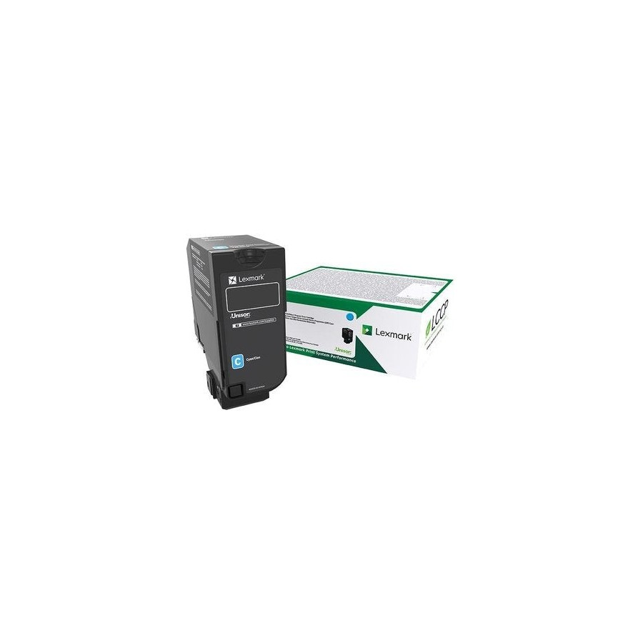 Lexmark cs/cx 827 cartucho de tóner cian retornable